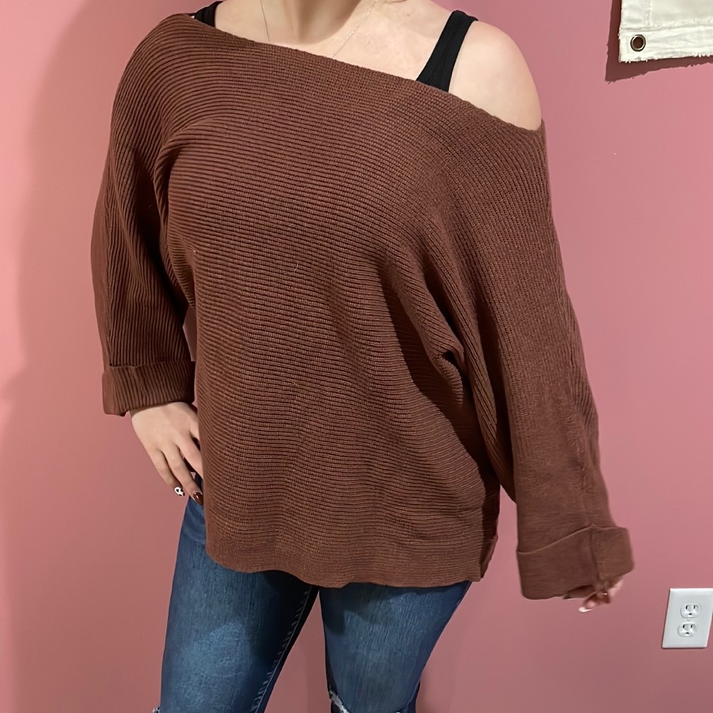 Brown sweater